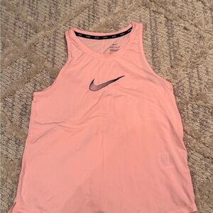 Nike Dri-FIT Pink Tank Top - girls Athletic Muscle Tee
